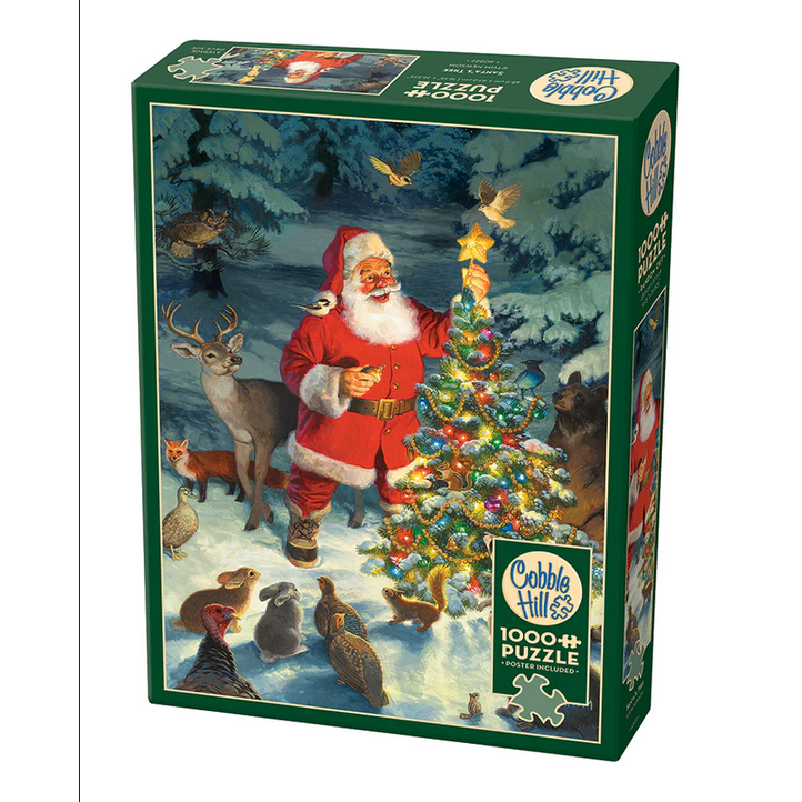 Santa's Tree Puzzle-Jigsaw Puzzles-Balderson Village Cheese Store