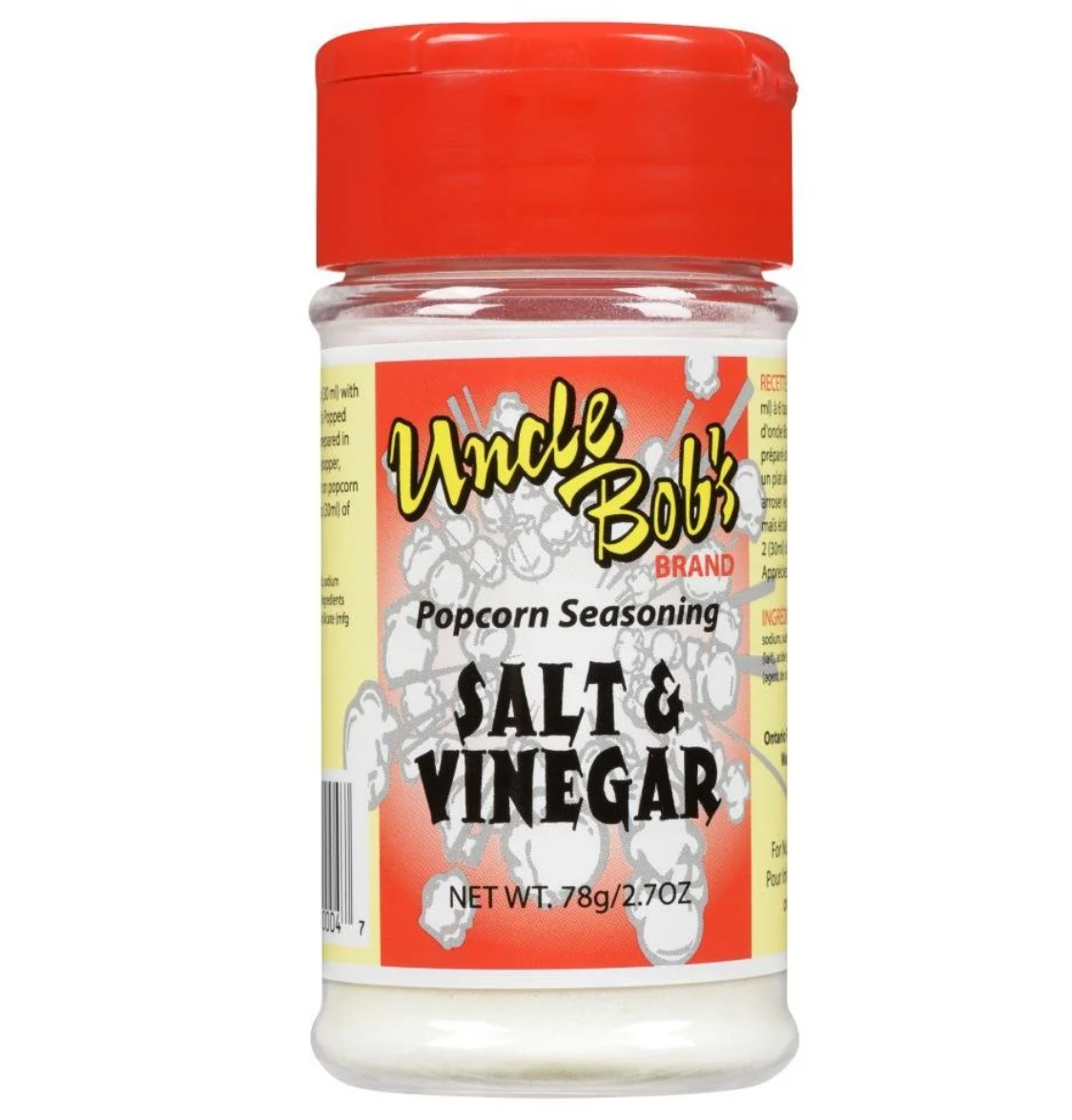 Uncle Bob's Salt & Vinegar Popcorn Seasoning