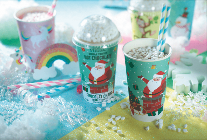 Santa Double Truffle Hot Chocolate Gift Cup – 58 g