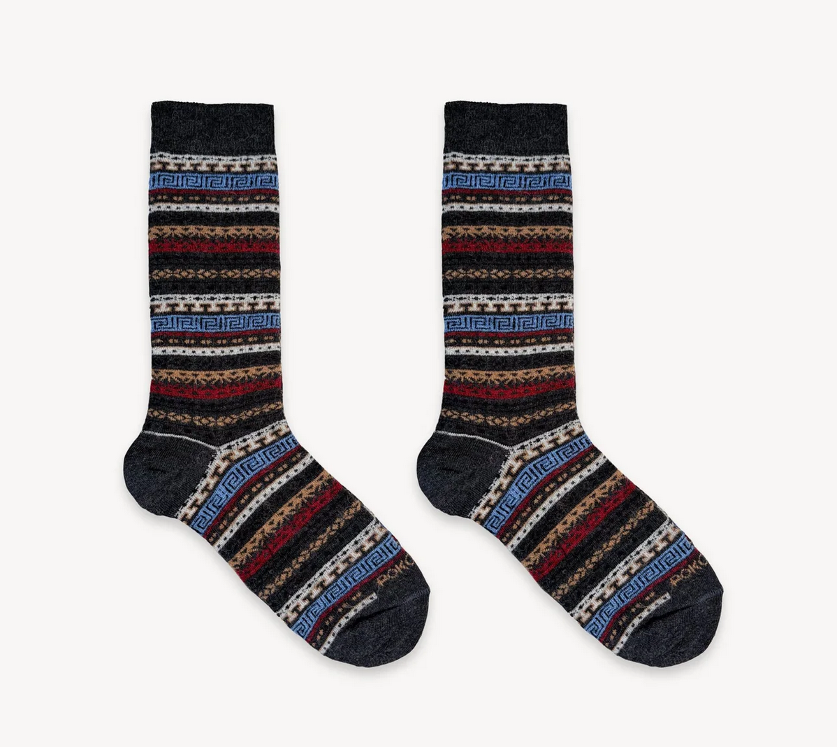 Baby Alpaca Crew Socks - Canyon