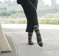 Baby Alpaca Crew Socks - Canyon