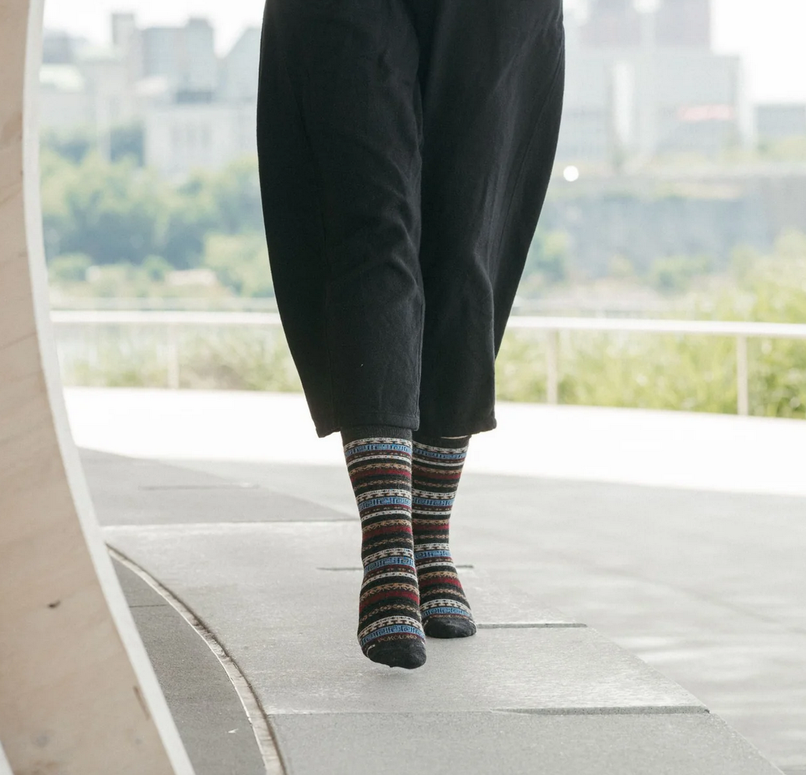 Baby Alpaca Crew Socks - Canyon