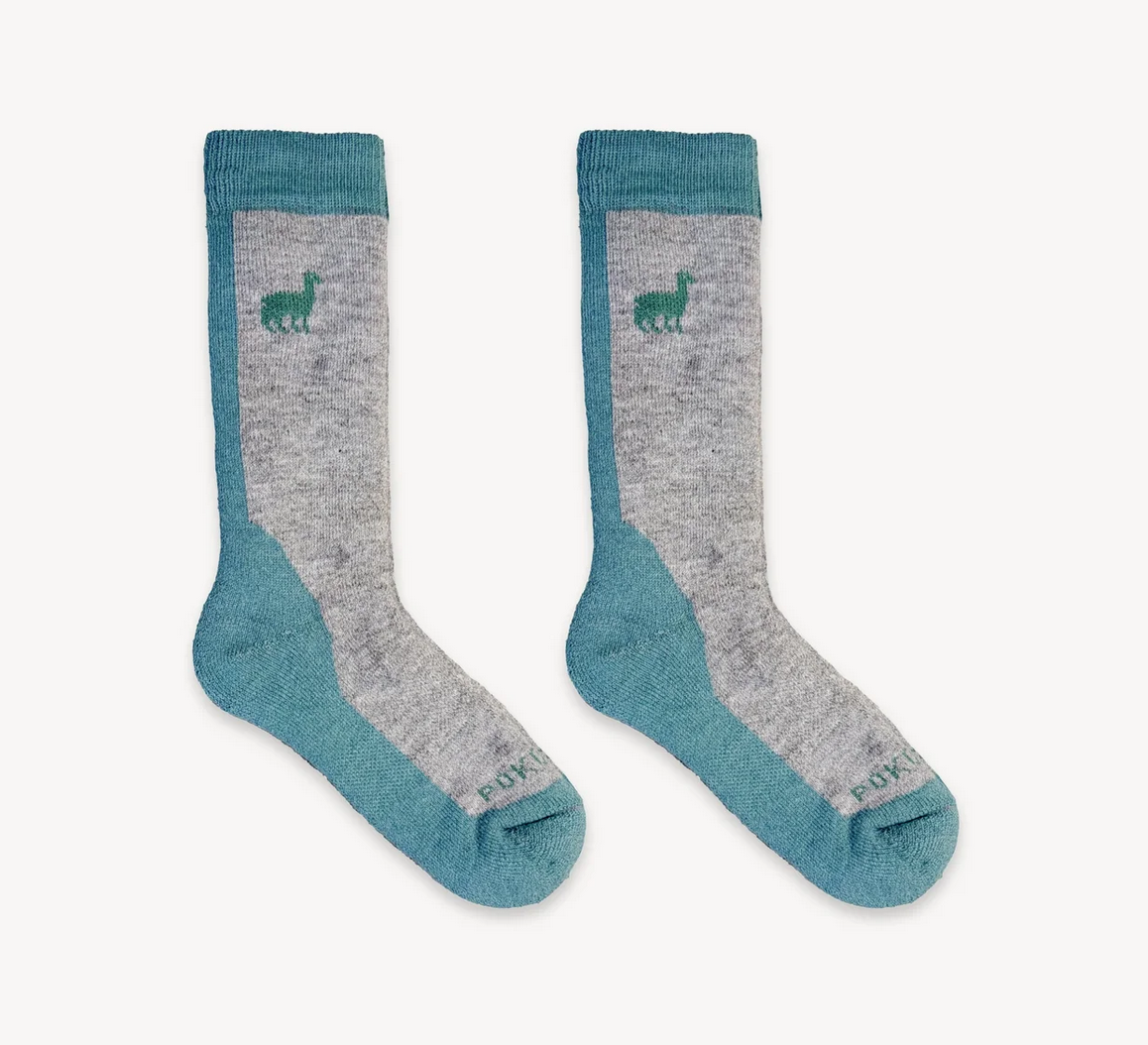 Alpaca Hiker Socks - Sky