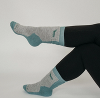 Alpaca Hiker Socks - Sky