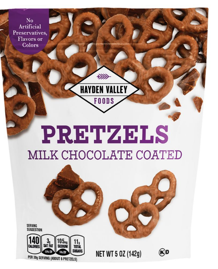 Milk Chocolate Coated Pretzels