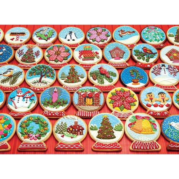 Snow Globe Cookies Puzzle-Jigsaw Puzzles-Balderson Village Cheese Store
