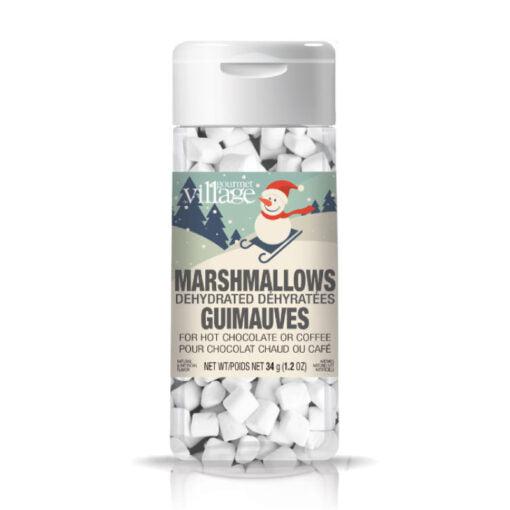 Snowman Poop Marshmallows for Hot Chocolate