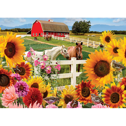 Sunshine Farm Tray Puzzle-Jigsaw Puzzles-Balderson Village Cheese Store