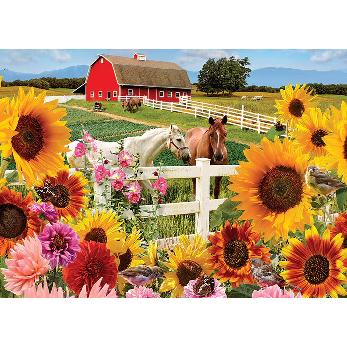 Sunshine Farm Tray Puzzle-Jigsaw Puzzles-Balderson Village Cheese Store