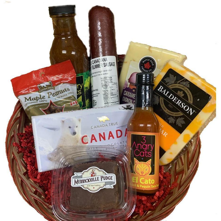 The All Canadian Gift Basket-Gift Basket-Balderson Village Cheese Store