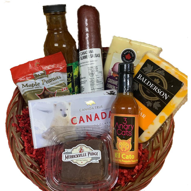 The All Canadian Gift Basket-Gift Basket-Balderson Village Cheese Store