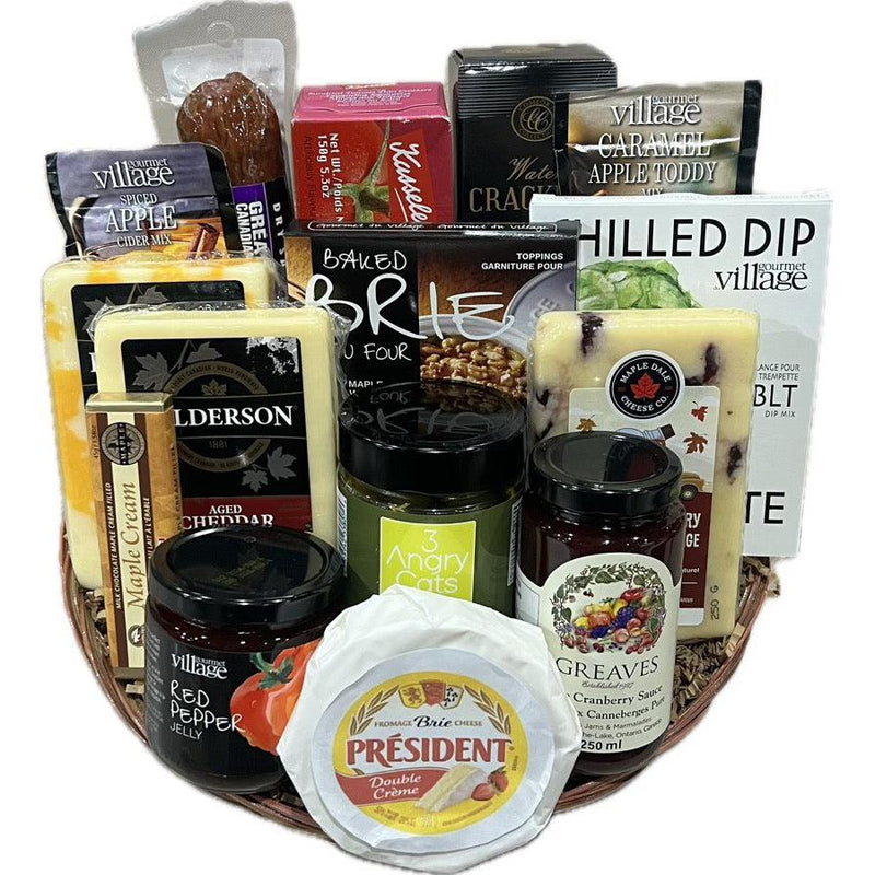 The Cheese & Cheer Gift Basket