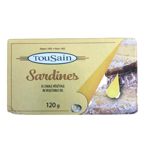 Tousain Sardines in Vegtable Oil-Seafood-Balderson Village Cheese Store
