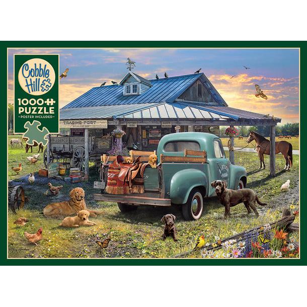Trading Post Puzzle-Jigsaw Puzzles-Balderson Village Cheese Store