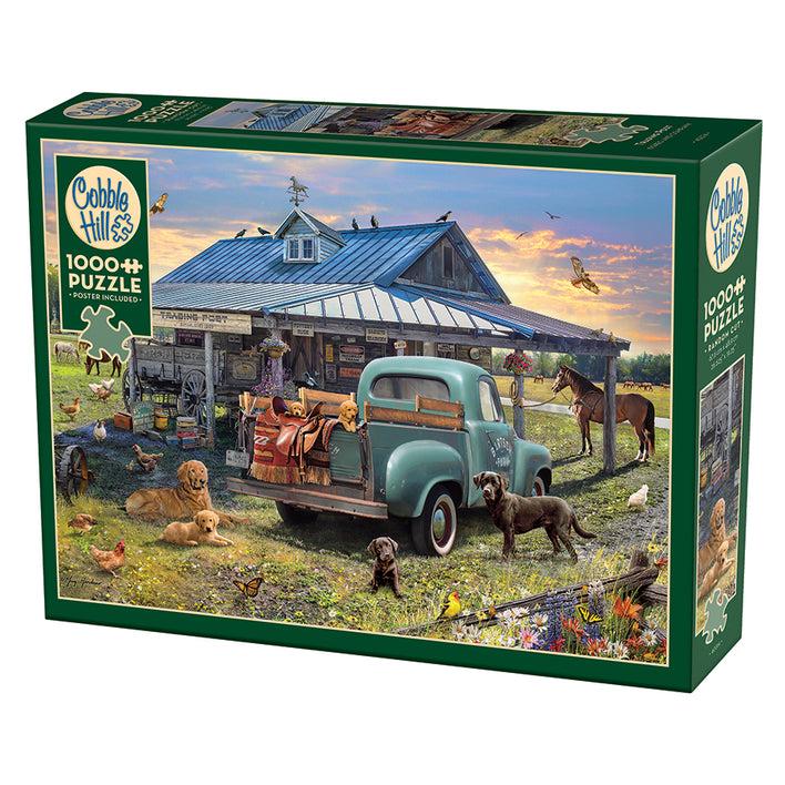 Trading Post Puzzle-Jigsaw Puzzles-Balderson Village Cheese Store