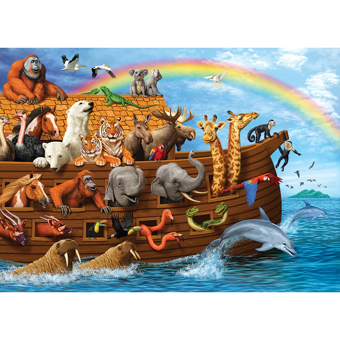 Voyage of the Ark Tray Puzzle-Jigsaw Puzzles-Balderson Village Cheese Store