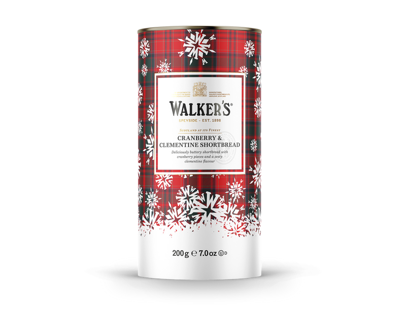 Walker's Cranberry & Clementine Shortbread