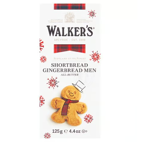 Walkers Holiday Gingerbread Men-Cookies & Biscuits-Balderson Village Cheese Store