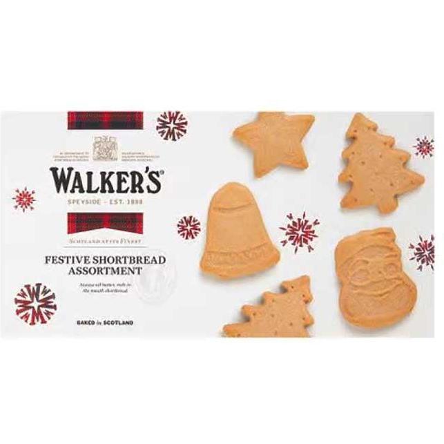 Walkers Holiday Shortbread Festive Shapes-Cookies & Biscuits-Balderson Village Cheese Store