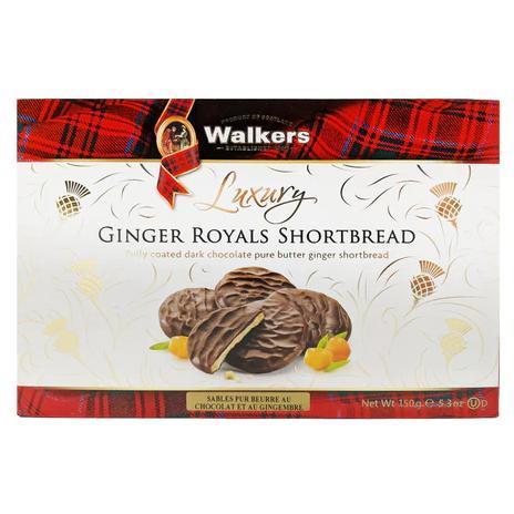 Walker's Luxury Ginger Royals Shortbread-Cookies & Biscuits-Balderson Village Cheese Store