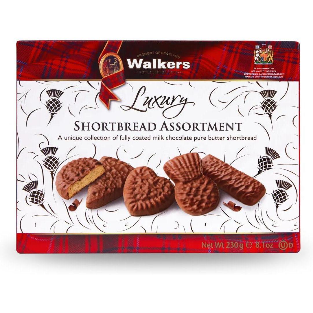 Walker's Luxury Milk Chocolate Shortbread Assortment-Shortbread-Balderson Village Cheese Store