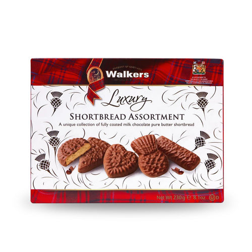 Walker's Luxury Milk Chocolate Shortbread Assortment-Shortbread-Balderson Village Cheese Store