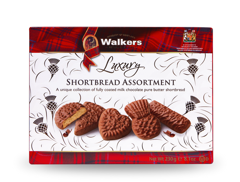 Walker's Luxury Milk Chocolate Shortbread Assortment
