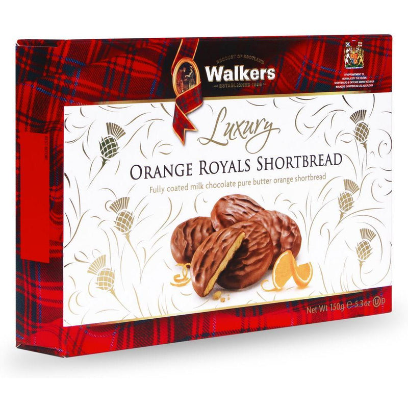 Walker's Luxury Orange Royals Shortbread-Cookies & Biscuits-Balderson Village Cheese Store