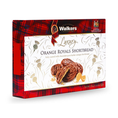 Walker's Luxury Orange Royals Shortbread-Cookies & Biscuits-Balderson Village Cheese Store