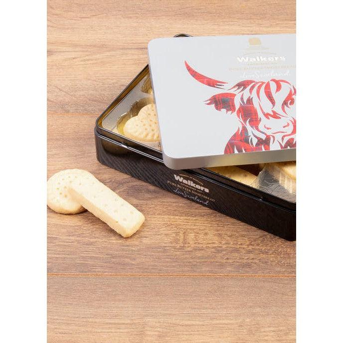 Walkers Shortbread Highland Cow Tin-Cookies & Biscuits-Balderson Village Cheese Store