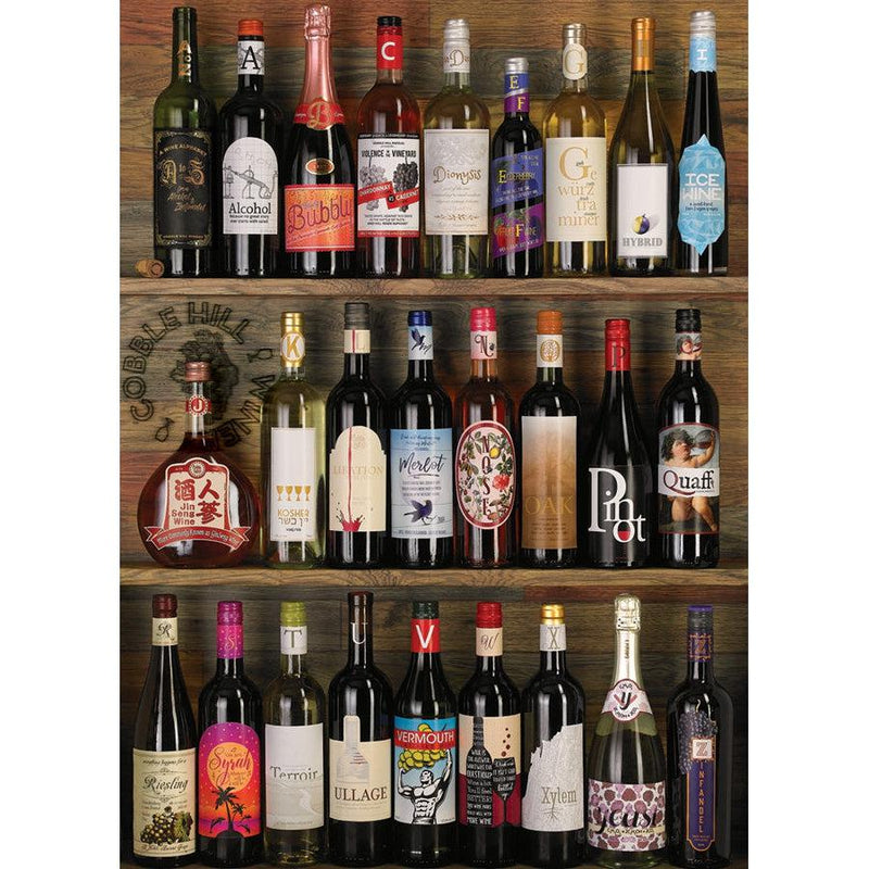 Wine Alphabelt Puzzle-Jigsaw Puzzles-Balderson Village Cheese Store