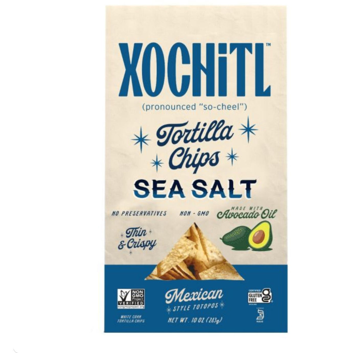 XOCHiTL Avocado Oil Tortilla Chips- Salted Corn Chips-Chips & Snacks-Balderson Village Cheese Store