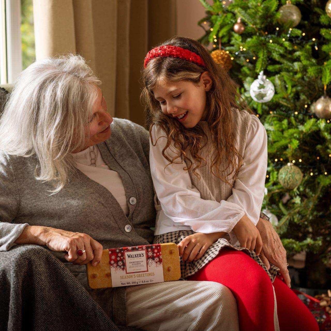 Festive Shortbread Finger Tin-Cookies & Biscuits-Balderson Village Cheese Store