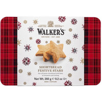 Festive Shortbread Stars Tin-Cookies & Biscuits-Balderson Village Cheese Store