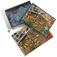 Fishing Lures Puzzle II-Jigsaw Puzzles-Balderson Village Cheese Store