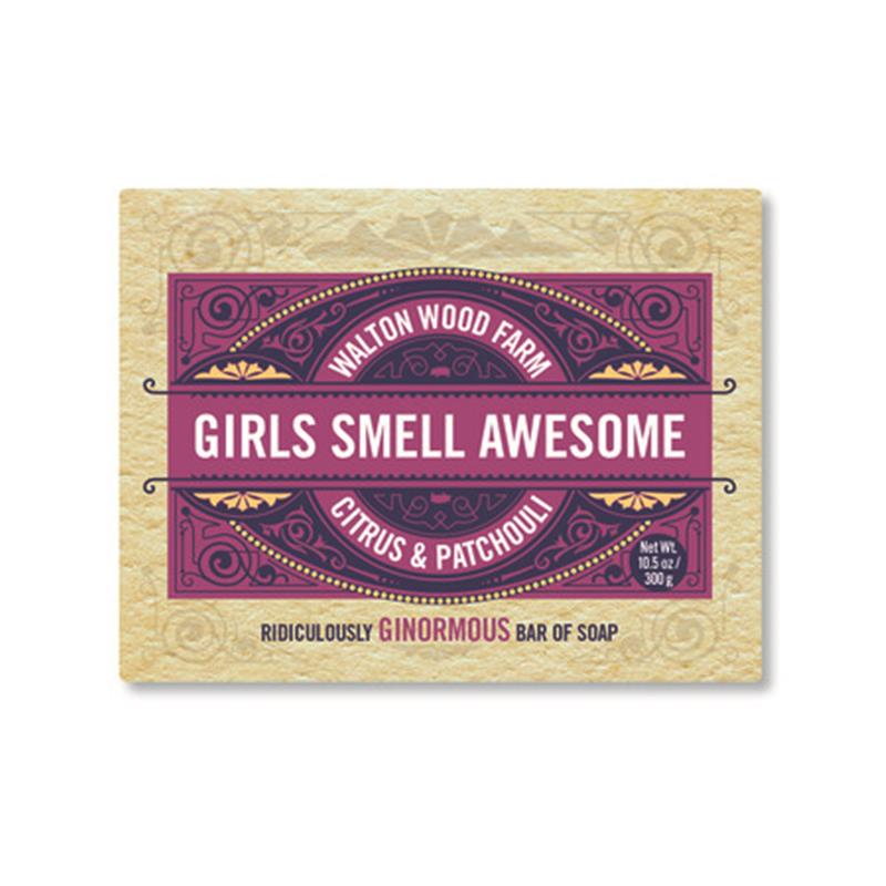 Girls Smell Awesome Citrus & Patchouli Soap-Bar Soap-Balderson Village Cheese Store