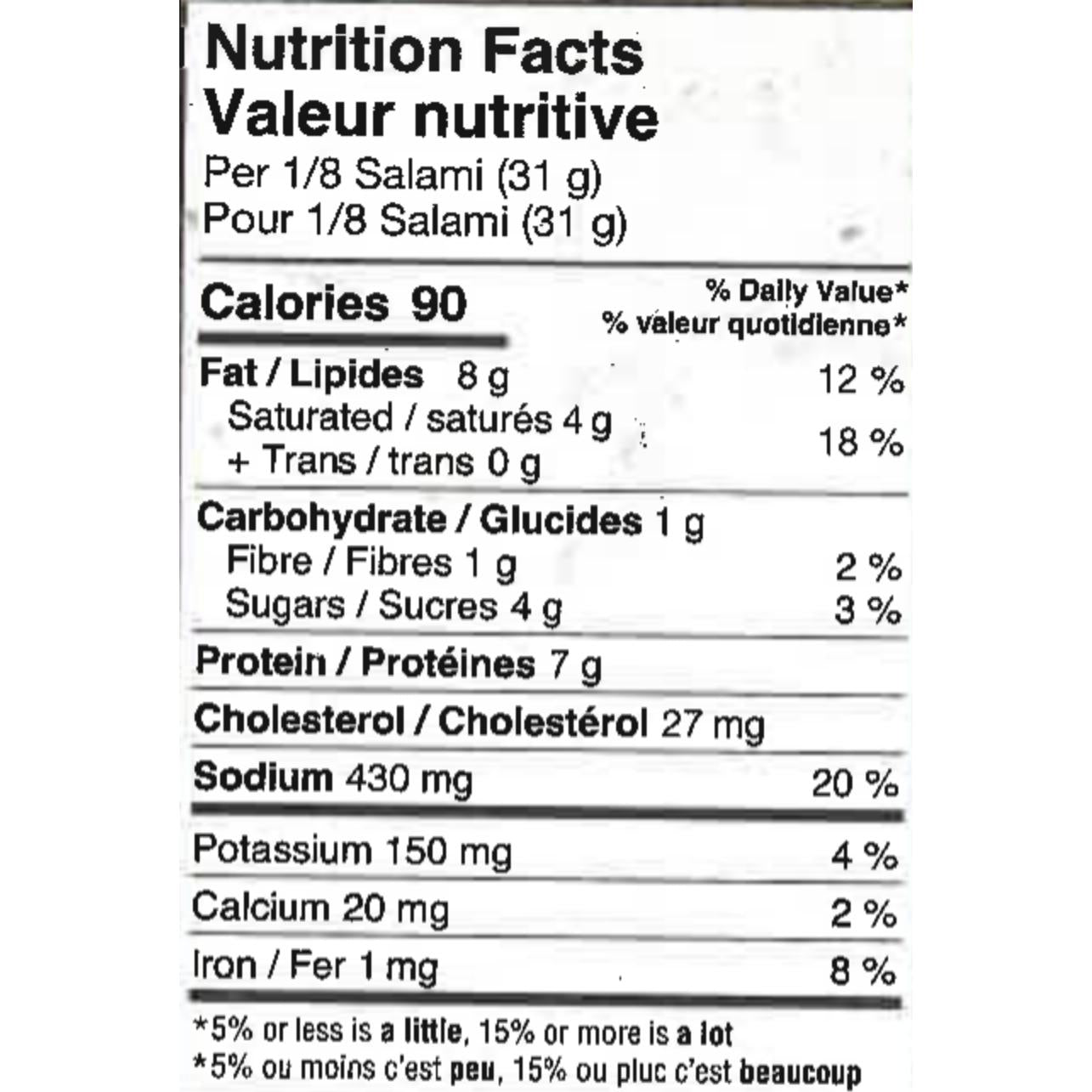 Great Canadian Meat Peppercorn Salami-Salami-Balderson Village Cheese Store