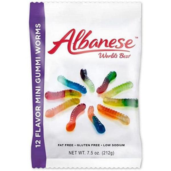 12 Flavor Mini Gummi Worms-Candy-Balderson Village Cheese
