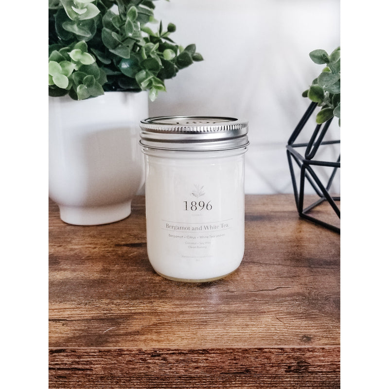 1896 Candle Co. - Bergamot and White Tea-Candles-Balderson Village Cheese Store