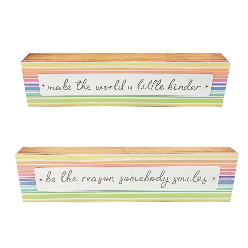 2 Assorted Rainbow Signs-Wall Decor-Balderson Village Cheese Store