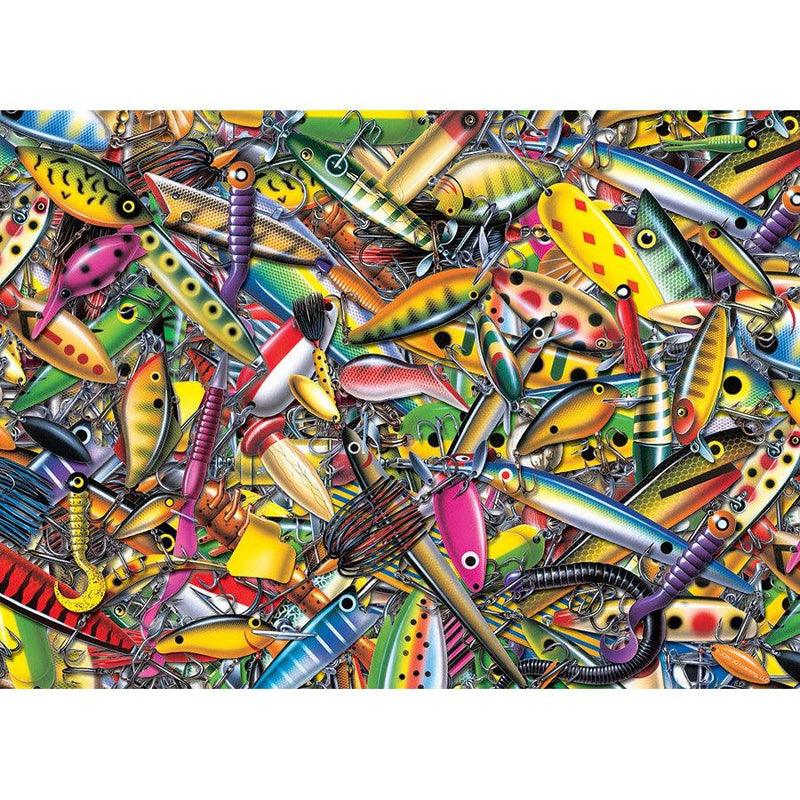 Alluring Fishing Puzzle-Jigsaw Puzzles-Balderson Village Cheese Store