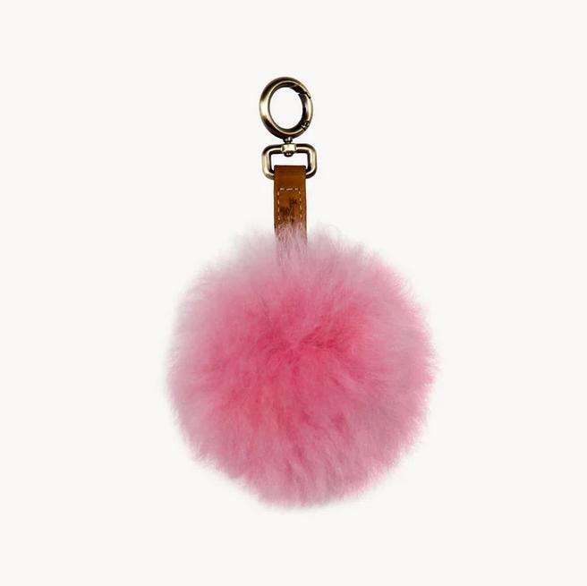 Alpaca Fur Pom Pom Keychain-Washer & Dryer Accessories-Balderson Village Cheese Store