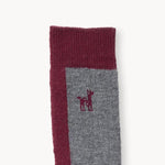 Alpaca Hiker Socks Beet - X-Large-Socks-Balderson Village Cheese Store