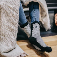 Alpaca Hiker Socks Black - Small-Socks-Balderson Village Cheese Store