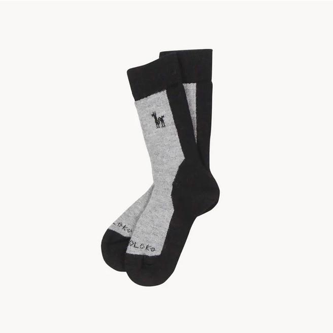 Alpaca Hiker Socks Black - Small-Socks-Balderson Village Cheese Store