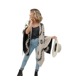 Alpaca Ruana Wrap - Ivory-Apparel & Accessories-Balderson Village Cheese Store