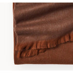 Alpaca Throw - Chestnut Ombre-Blankets-Balderson Village Cheese Store