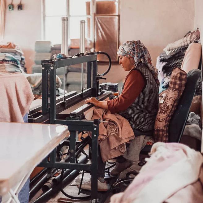 Atelier Pink Diamond Towel-Blankets-Balderson Village Cheese Store