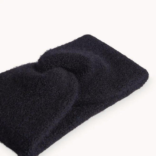 Baby Alpaca Twisted Headband - Black-Apparel & Accessories-Balderson Village Cheese Store