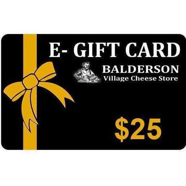 Balderson Village Cheese Gift Card-Gift Card-Balderson Village Cheese Store